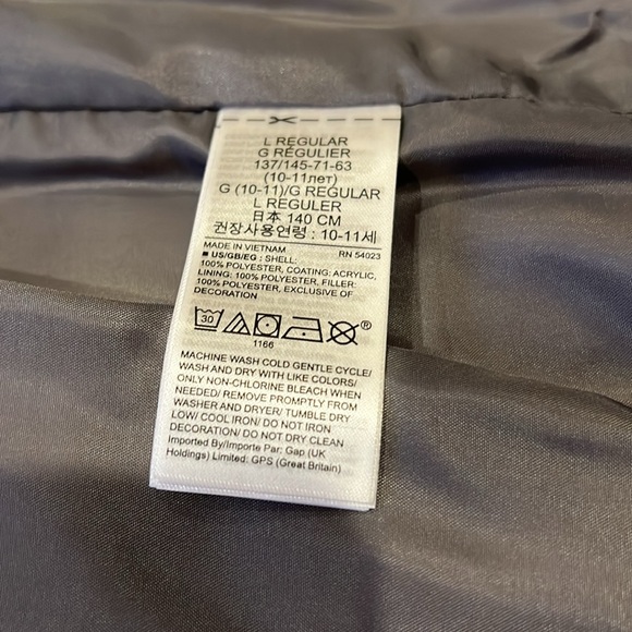 GAP kids blue vest size large - Picture 5 of 5